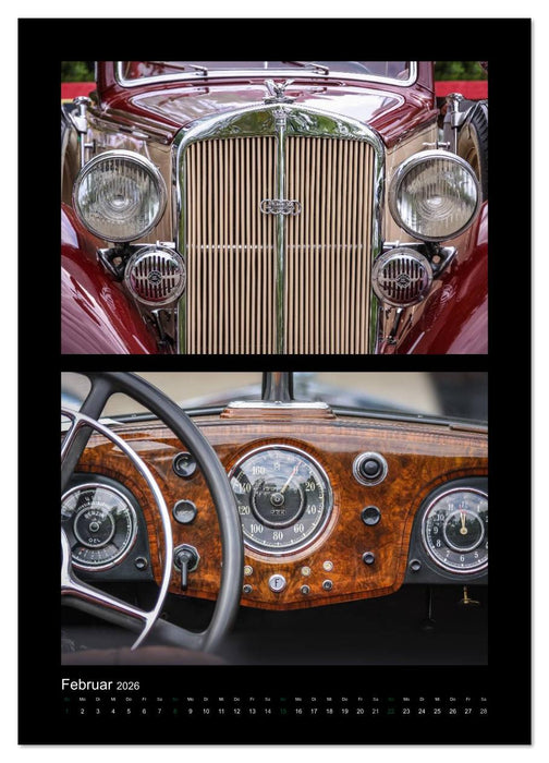 Klassische Oldtimer (CALVENDO Premium Wandkalender 2026)