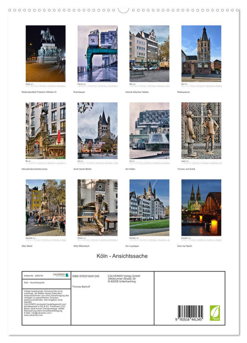 Köln - Ansichtssache (CALVENDO Premium Wandkalender 2026)
