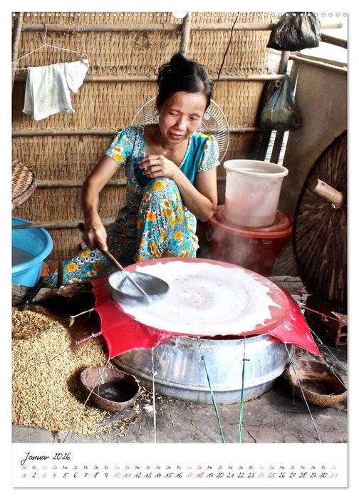 Leben in Vietnam 2026 (CALVENDO Premium Wandkalender 2026)