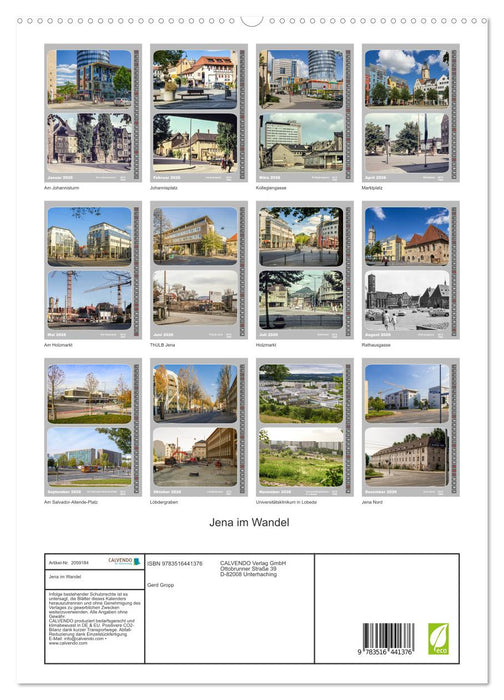 Jena im Wandel (CALVENDO Premium Wandkalender 2026)