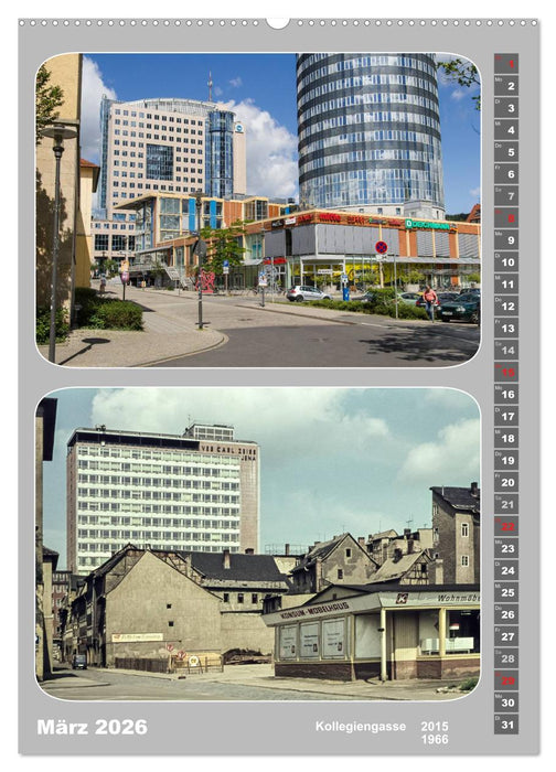 Jena im Wandel (CALVENDO Premium Wandkalender 2026)