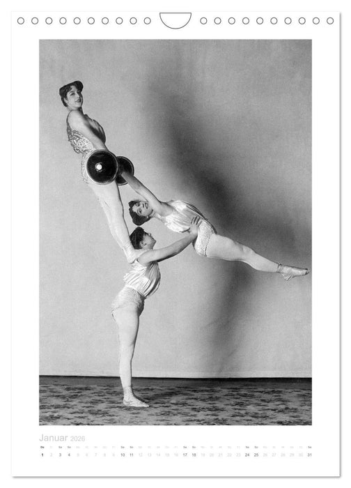 Zirkuszauber der Akrobaten (CALVENDO Wandkalender 2026)