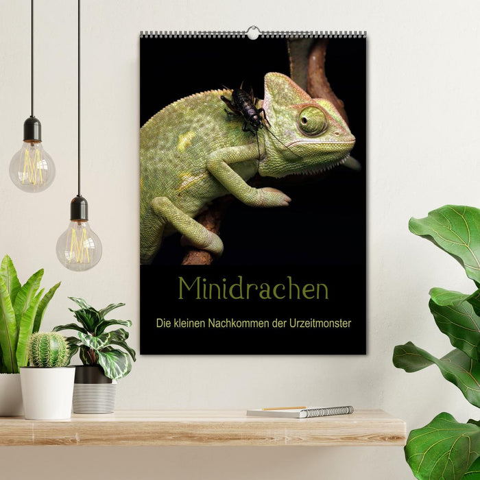 Minidrachen - Die kleinen Nachkommen der Urzeitmonster (CALVENDO Wandkalender 2026)