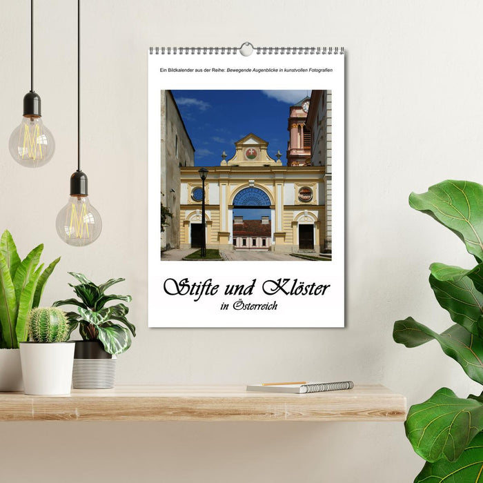 Stifte und Klöster in Österreich (CALVENDO Wandkalender 2026)