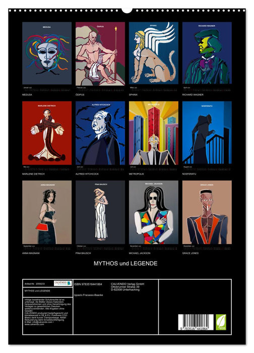 MYTHOS und LEGENDE (CALVENDO Premium Wandkalender 2026)