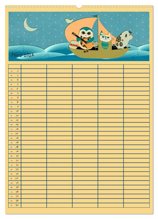 Unser buntes Familienleben (CALVENDO Premium Wandkalender 2026)