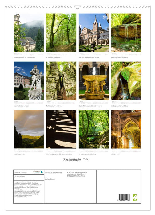 Zauberhafte Eifel (CALVENDO Wandkalender 2026)