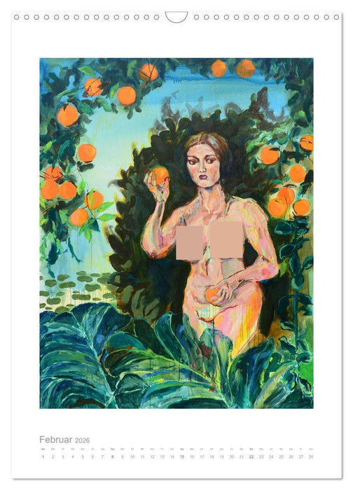 Frauenbilder - burleske Gemälde (CALVENDO Wandkalender 2026)