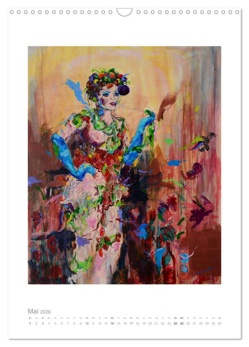 Frauenbilder - burleske Gemälde (CALVENDO Wandkalender 2026)