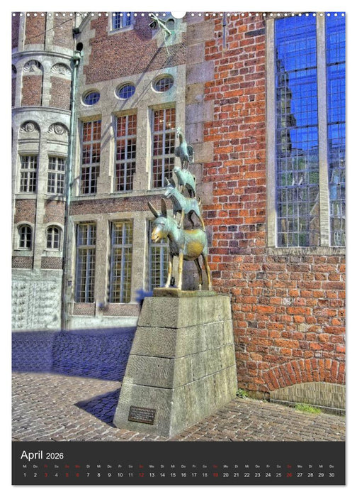 Highlights in Bremen (CALVENDO Premium Wandkalender 2026)
