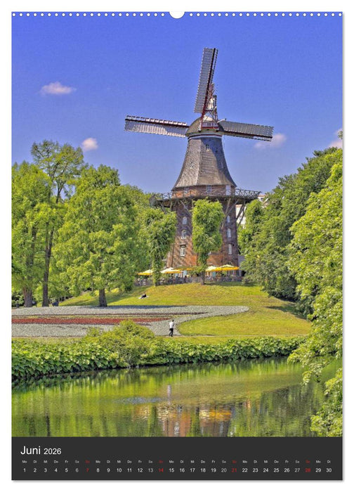 Highlights in Bremen (CALVENDO Premium Wandkalender 2026)