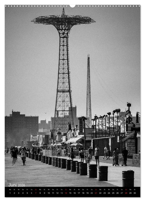 New York City Schwarz auf Weiß (CALVENDO Premium Wandkalender 2026)