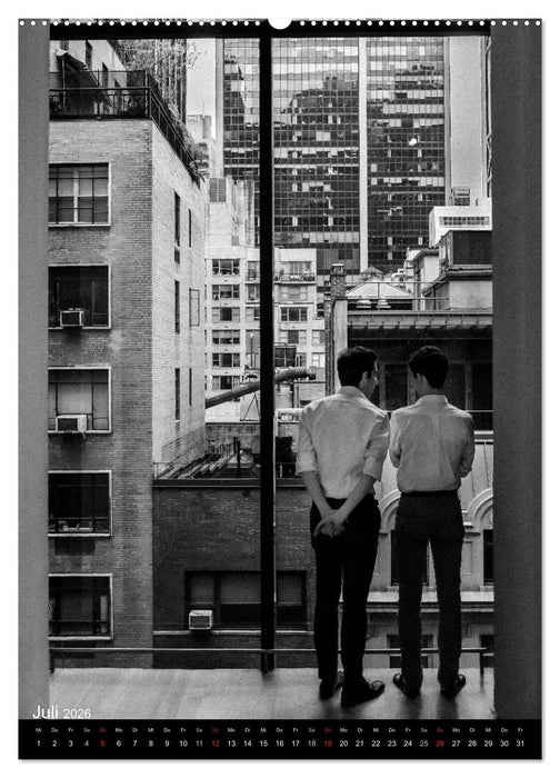 New York City Schwarz auf Weiß (CALVENDO Premium Wandkalender 2026)