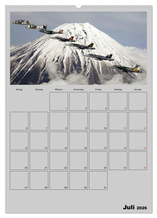 Militär. U.S. Kampfflugzeuge (CALVENDO Premium Wandkalender 2026)