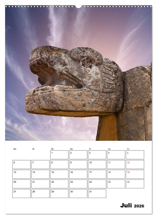 Das mystische Land der Maya. Mexiko-Yucatan (CALVENDO Premium Wandkalender 2026)