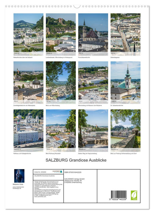 SALZBURG Grandiose Ausblicke (CALVENDO Premium Wandkalender 2026)