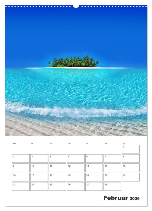 Inselparadiese im Südpazifik (CALVENDO Premium Wandkalender 2026)