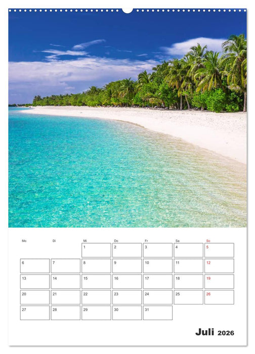 Inselparadiese im Südpazifik (CALVENDO Premium Wandkalender 2026)