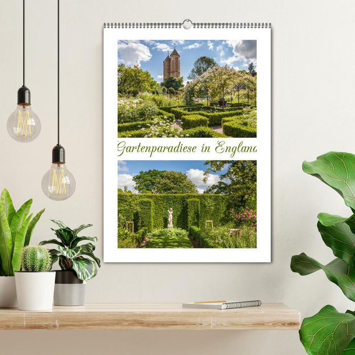 Gartenparadiese in England (CALVENDO Wandkalender 2026)