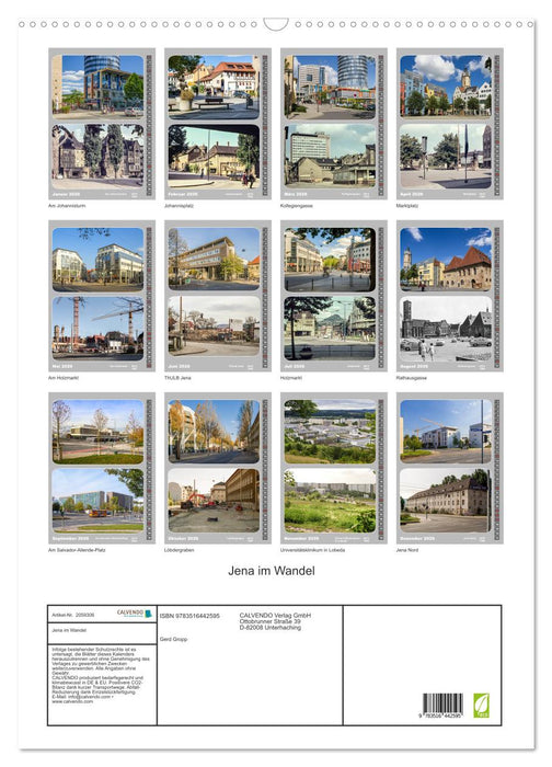 Jena im Wandel (CALVENDO Wandkalender 2026)