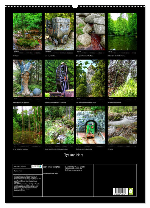 Typisch Harz (CALVENDO Wandkalender 2026)