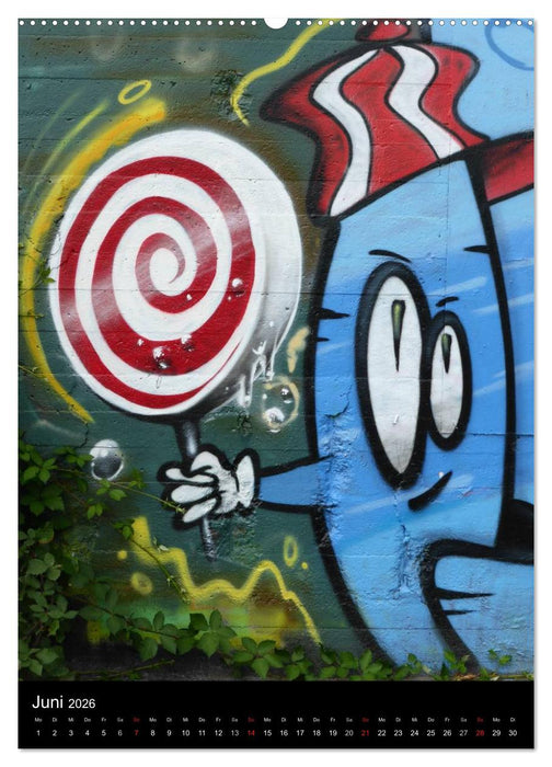 KA- GRAFFITI (CALVENDO Wandkalender 2026)