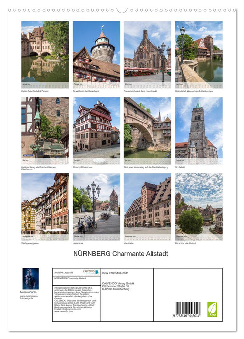 NÜRNBERG Charmante Altstadt (CALVENDO Premium Wandkalender 2026)