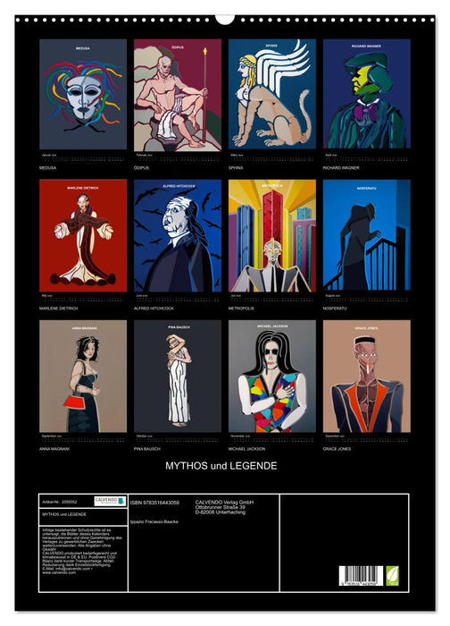 MYTHOS und LEGENDE (CALVENDO Wandkalender 2026)