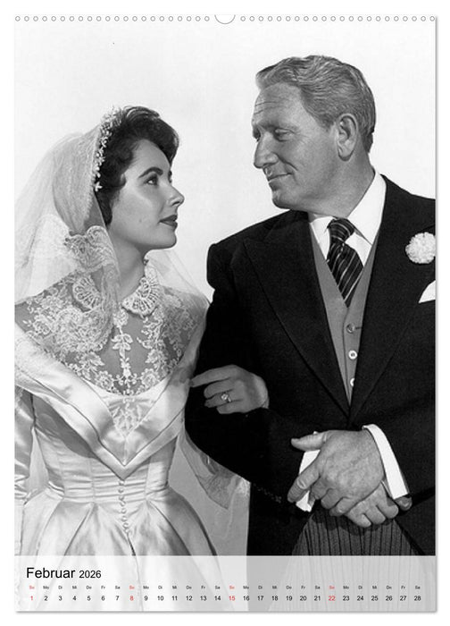Elizabeth Taylor (CALVENDO Premium Wandkalender 2026)