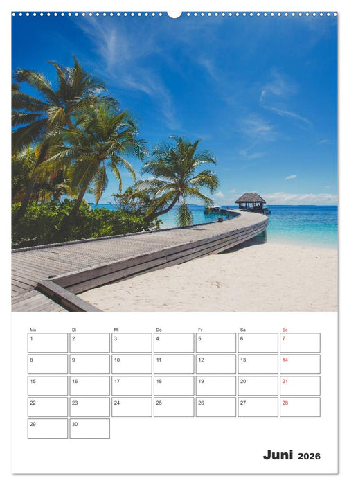 Inselparadiese im Südpazifik (CALVENDO Wandkalender 2026)