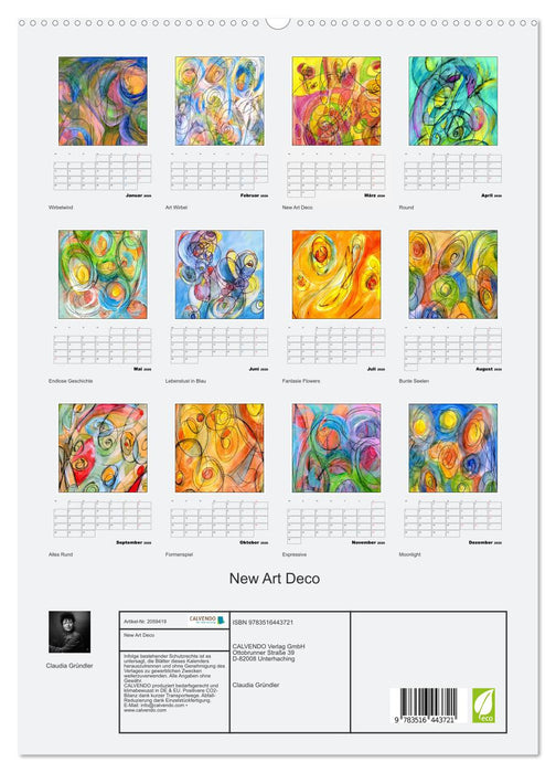New Art Deco (CALVENDO Premium Wandkalender 2026)