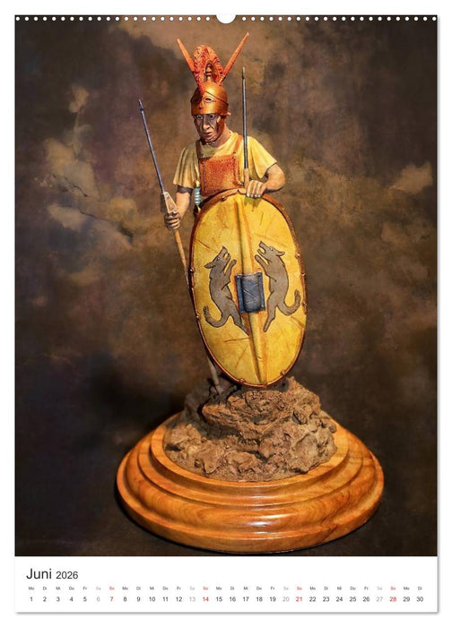 Historische Modellbaufiguren 2026 (CALVENDO Premium Wandkalender 2026)