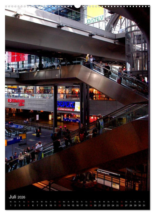 Hauptbahnhof Berlin (CALVENDO Premium Wandkalender 2026)