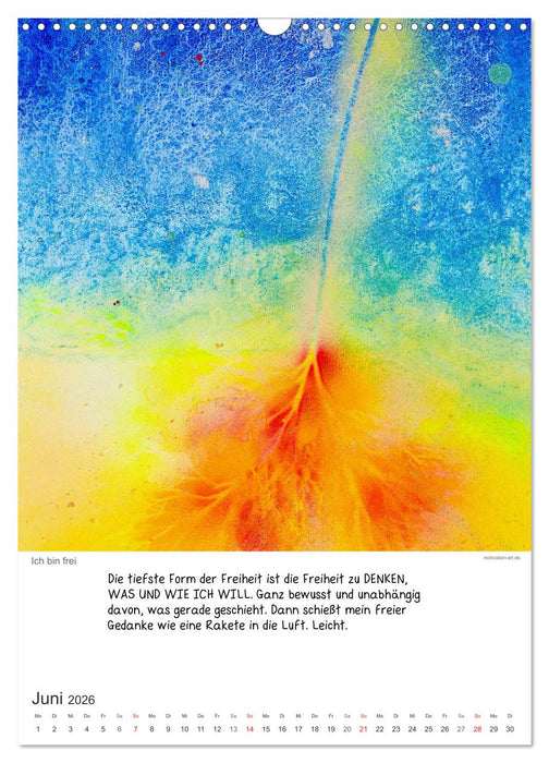 Motivation-Art 2026 (CALVENDO Wandkalender 2026)