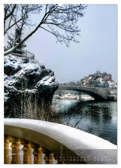 Stadtansichten von Halle Saale 2026 (CALVENDO Premium Wandkalender 2026)