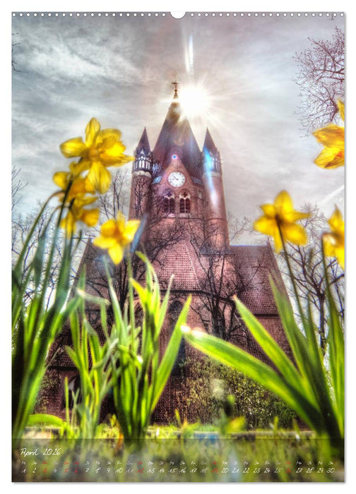 Stadtansichten von Halle Saale 2026 (CALVENDO Premium Wandkalender 2026)