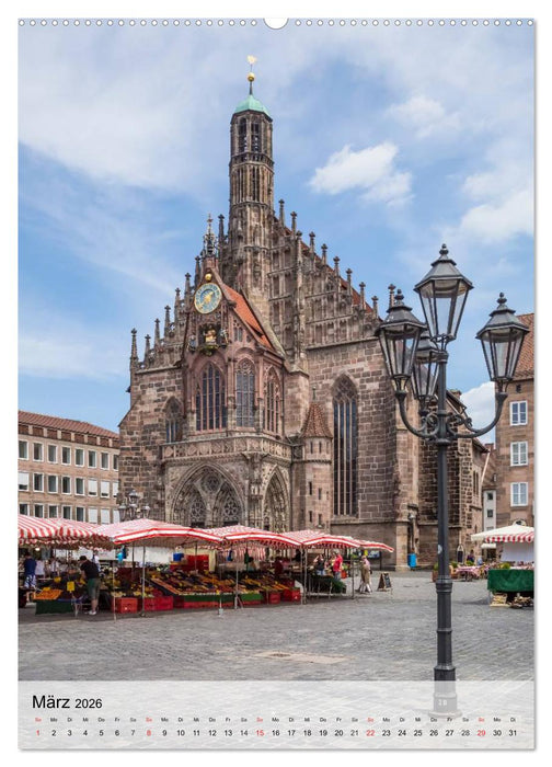 NÜRNBERG Charmante Altstadt (CALVENDO Wandkalender 2026)