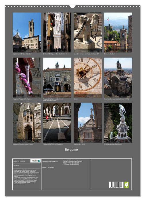 Bergamo (CALVENDO Wandkalender 2026)