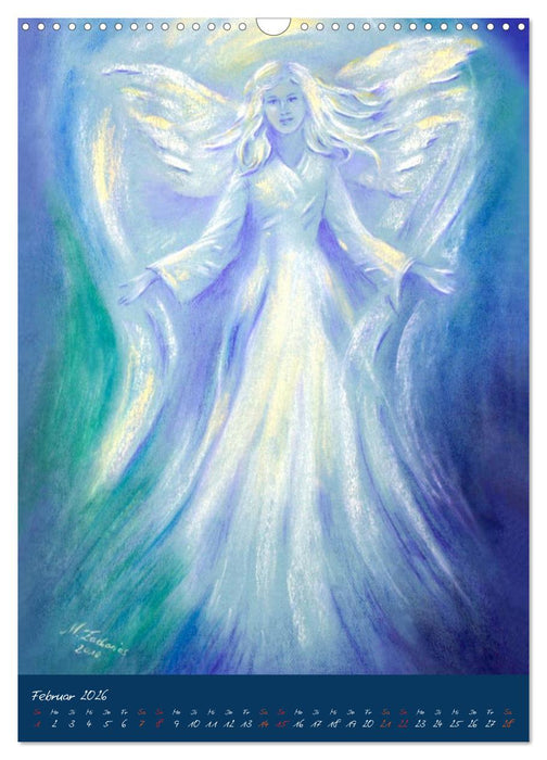 Engelmalerei 2026 Gemälde und Zeichnungen (CALVENDO Wandkalender 2026)