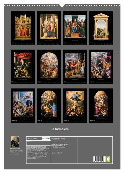 Altarmalerei (CALVENDO Wandkalender 2026)