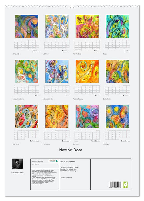 New Art Deco (CALVENDO Wandkalender 2026)