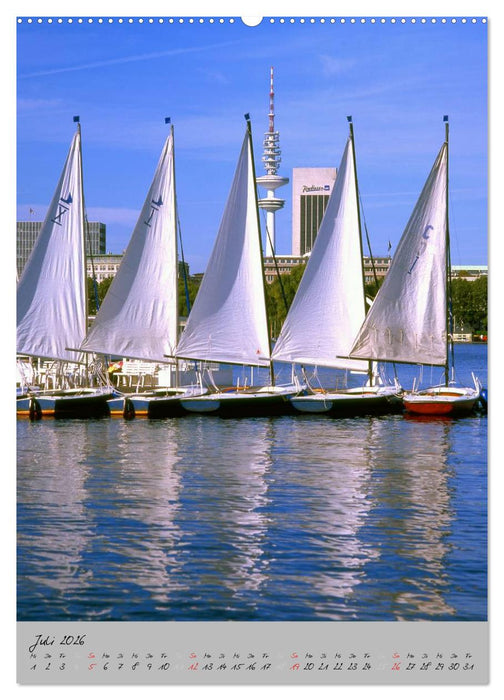 Hamburg - Eine Stadt mit vielen Gesichtern (CALVENDO Premium Wandkalender 2026)