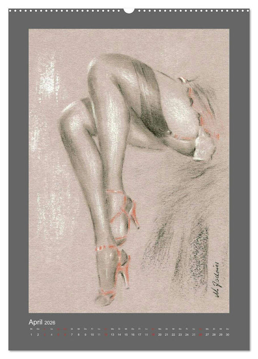 Erotische Malerei - Akt und Dessous (CALVENDO Premium Wandkalender 2026)