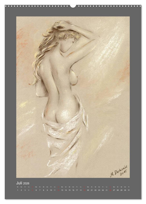 Erotische Malerei - Akt und Dessous (CALVENDO Premium Wandkalender 2026)