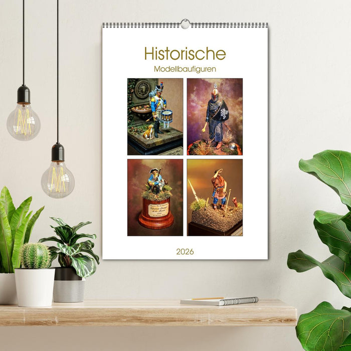 Historische Modellbaufiguren 2026 (CALVENDO Wandkalender 2026)