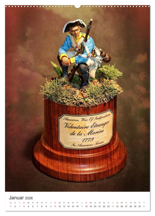 Historische Modellbaufiguren 2026 (CALVENDO Wandkalender 2026)