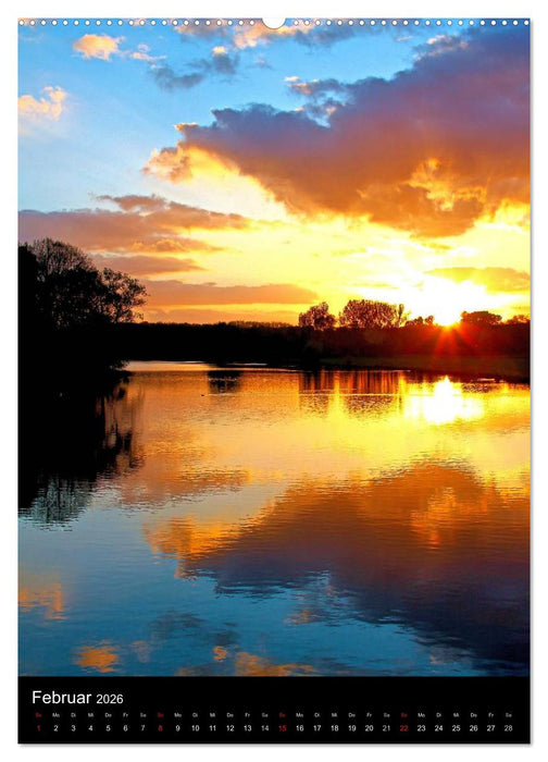 Gespiegelte Natur (CALVENDO Premium Wandkalender 2026)