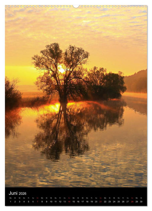 Gespiegelte Natur (CALVENDO Premium Wandkalender 2026)