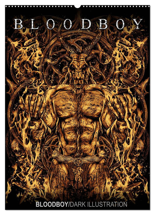 BLOODBOY/DARK ILLUSTRATION (CALVENDO Wandkalender 2026)
