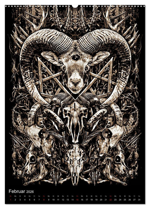 BLOODBOY/DARK ILLUSTRATION (CALVENDO Wandkalender 2026)